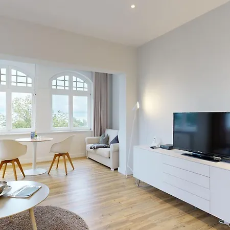 Fewos Direkt Am Strand, Teilweise Mit Meerblick, Villa Sirene, Binz Extérieur photo